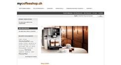Desktop Screenshot of mycoffeeshop.ch